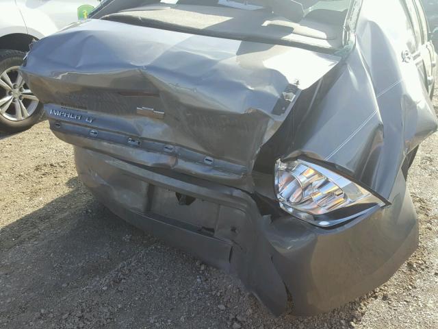 2G1WC581969270783 - 2006 CHEVROLET IMPALA LT GRAY photo 9