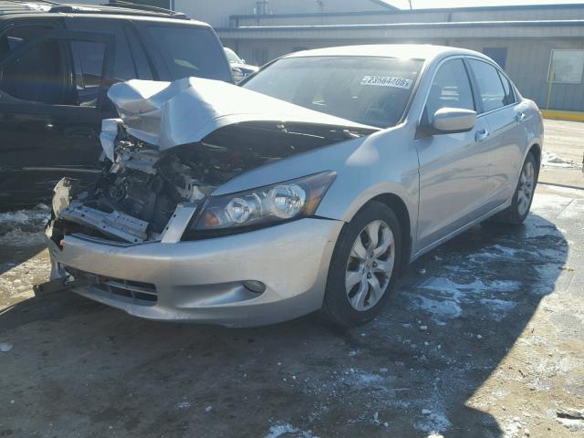 1HGCP36878A088494 - 2008 HONDA ACCORD EXL SILVER photo 2