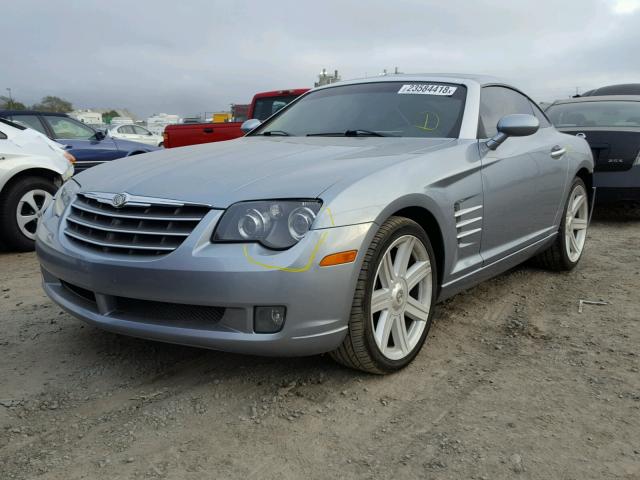 1C3AN69L54X004536 - 2004 CHRYSLER CROSSFIRE SILVER photo 2