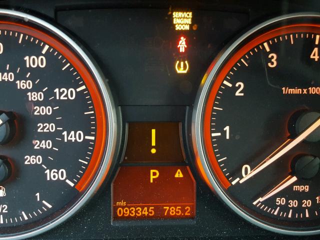 WBAPK5C57AA650644 - 2010 BMW 328 XI SUL BLACK photo 8