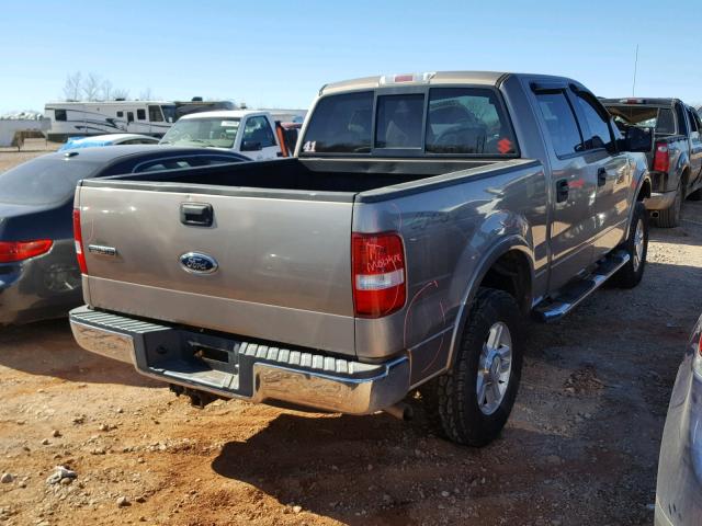 1FTPW14564KD70839 - 2004 FORD F150 SUPER GOLD photo 4