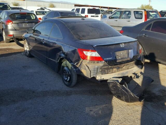 2HGFG12867H584667 - 2007 HONDA CIVIC EX ლურჯი ფოტო 3