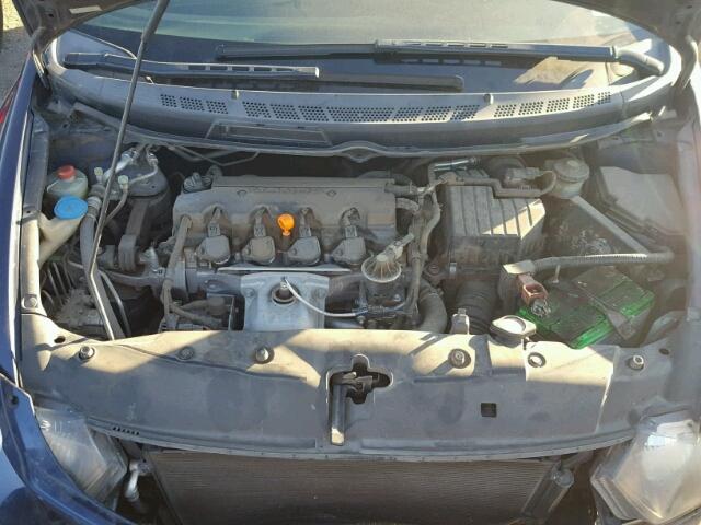 2HGFG12867H584667 - 2007 HONDA CIVIC EX ლურჯი ფოტო 7