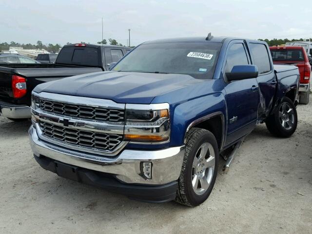 3GCPCREC1HG192176 - 2017 CHEVROLET SILVERADO BLUE photo 2