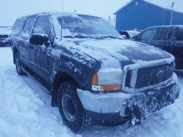 1FMNU41L11ED29994 - 2001 FORD EXCURSION BLUE photo 1