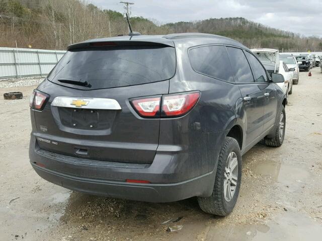 1GNKVFED9HJ309939 - 2017 CHEVROLET TRAVERSE L BLACK photo 4