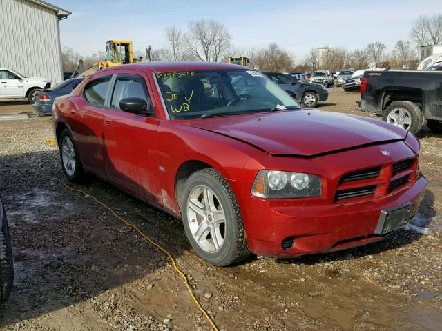 2B3KA43G08H227574 - 2008 DODGE CHARGER RED photo 1