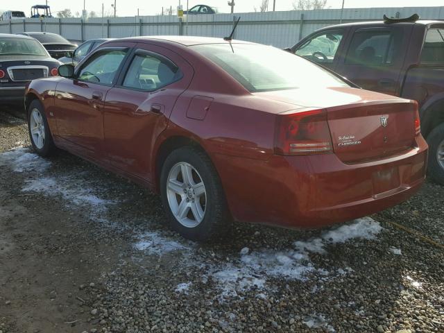 2B3KA43G08H227574 - 2008 DODGE CHARGER RED photo 3