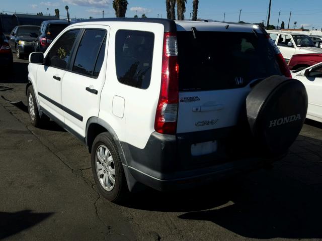 JHLRD78876C063119 - 2006 HONDA CR-V EX WHITE photo 3