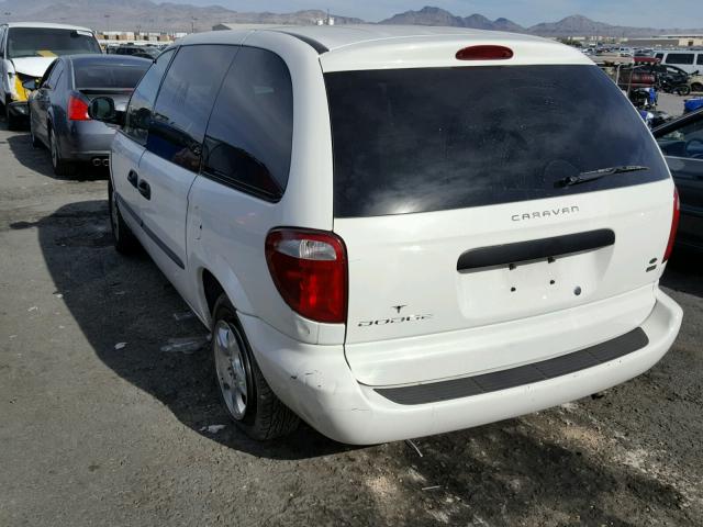 1D4GP25RX3B284066 - 2003 DODGE CARAVAN SE WHITE photo 3