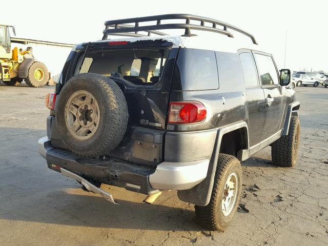 JTEBU11F470091947 - 2007 TOYOTA FJ CRUISER BLACK photo 4