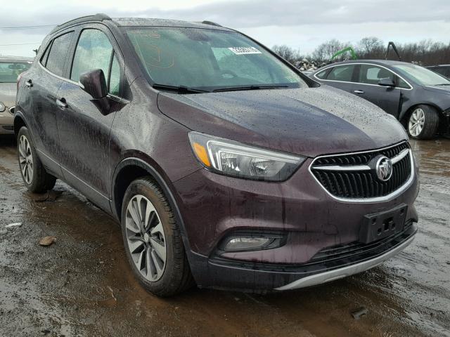 KL4CJBSB4HB127168 - 2017 BUICK ENCORE PRE BURGUNDY photo 1