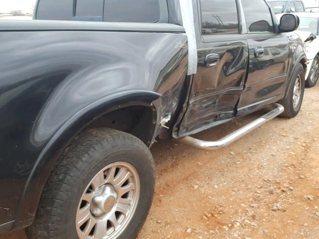 1FTRW07L61KF52680 - 2001 FORD F150 SUPER BLACK photo 10