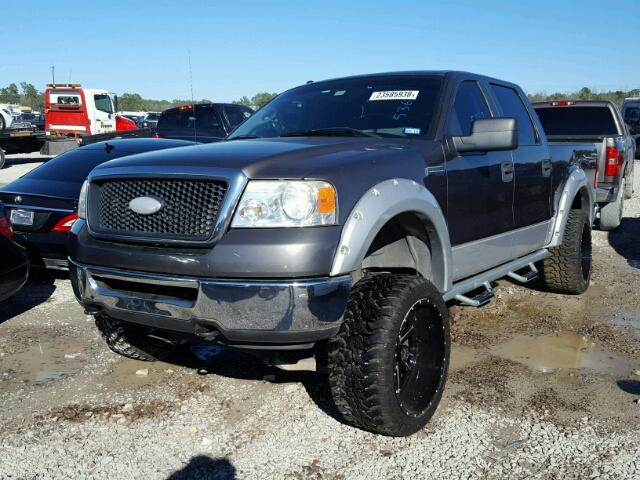 1FTPW14V07KB30321 - 2007 FORD F150 SUPER GRAY photo 2