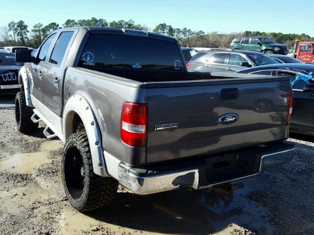 1FTPW14V07KB30321 - 2007 FORD F150 SUPER GRAY photo 3