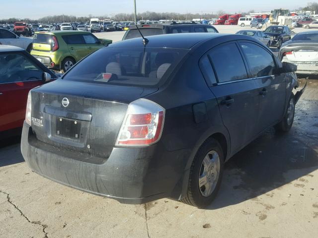 3N1AB61E88L610922 - 2008 NISSAN SENTRA 2.0 BLACK photo 4