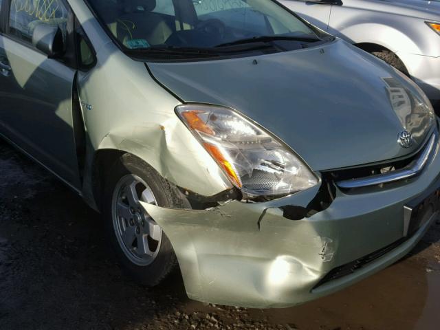 JTDKB20U493514172 - 2009 TOYOTA PRIUS GREEN photo 9