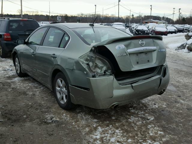 1N4CL21E28C117797 - 2008 NISSAN ALTIMA HYB GREEN photo 3