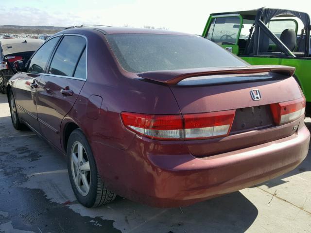 JHMCM56643C023616 - 2003 HONDA ACCORD EX BURGUNDY photo 3