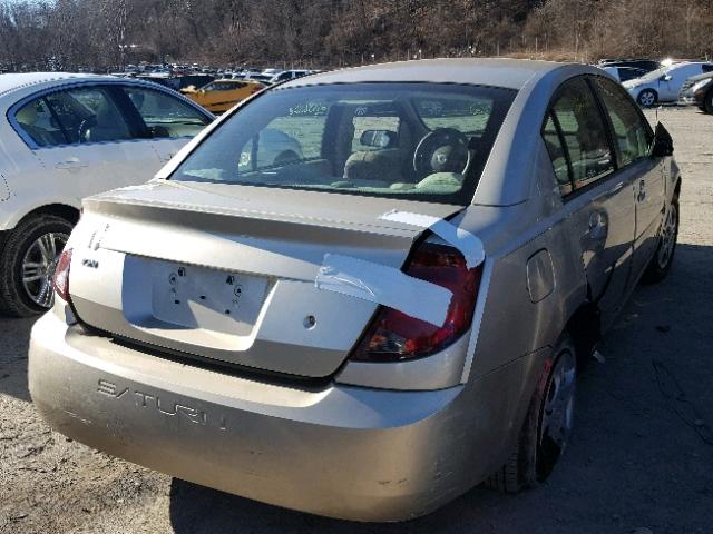 1G8AJ52F15Z136988 - 2005 SATURN ION LEVEL GOLD photo 4