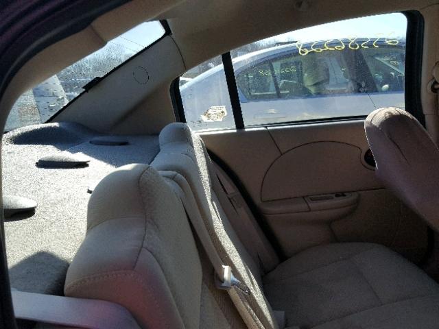 1G8AJ52F15Z136988 - 2005 SATURN ION LEVEL GOLD photo 6