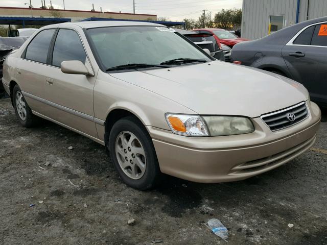 4T1BF28K21U963609 - 2001 TOYOTA CAMRY LE BEIGE photo 1