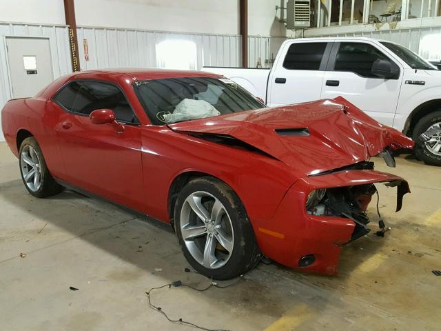 2C3CDZAG0FH728220 - 2015 DODGE CHALLENGER RED photo 1