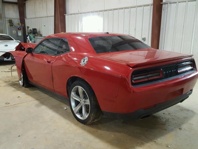 2C3CDZAG0FH728220 - 2015 DODGE CHALLENGER RED photo 3