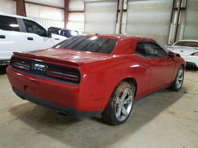 2C3CDZAG0FH728220 - 2015 DODGE CHALLENGER RED photo 4