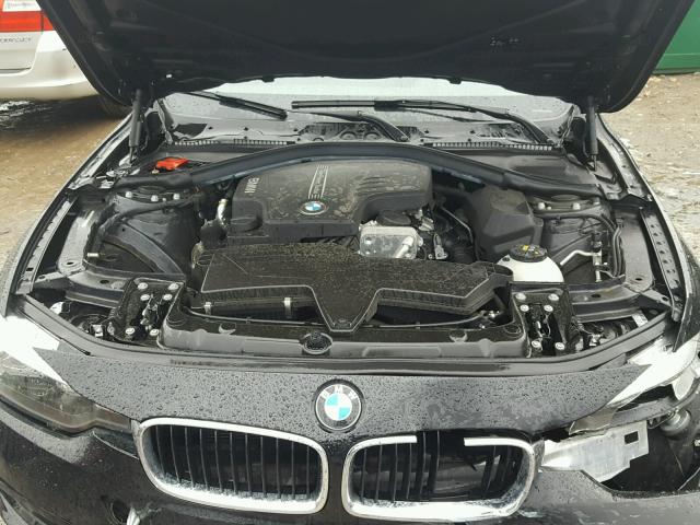 WBA8E5G5XGNT94698 - 2016 BMW 320 XI BLACK photo 7