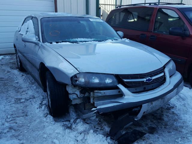 2G1WF52E649393814 - 2004 CHEVROLET IMPALA SILVER photo 1