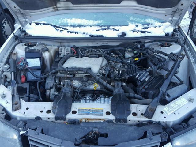 2G1WF52E649393814 - 2004 CHEVROLET IMPALA SILVER photo 7