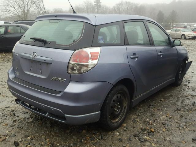 2T1KR32E87C636349 - 2007 TOYOTA COROLLA MA BLUE photo 4