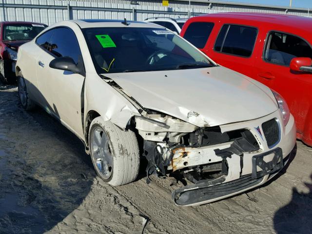 1G2ZH17N684221554 - 2008 PONTIAC G6 GT WHITE photo 1