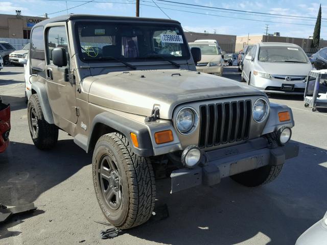 1J4FA49S14P765079 - 2004 JEEP WRANGLER / BROWN photo 1