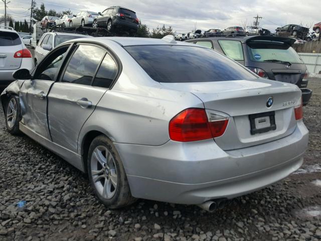 WBAVC93548K042645 - 2008 BMW 328 XI SILVER photo 3