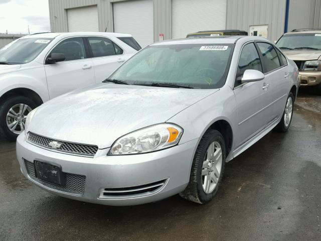 2G1WG5E35D1230173 - 2013 CHEVROLET IMPALA LT GRAY photo 2