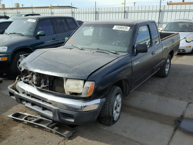 1N6DD26S1XC333744 - 1999 NISSAN FRONTIER K GREEN photo 2