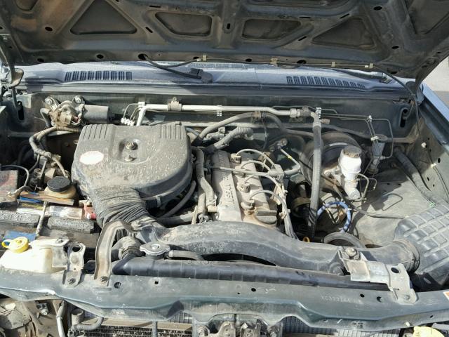 1N6DD26S1XC333744 - 1999 NISSAN FRONTIER K GREEN photo 7