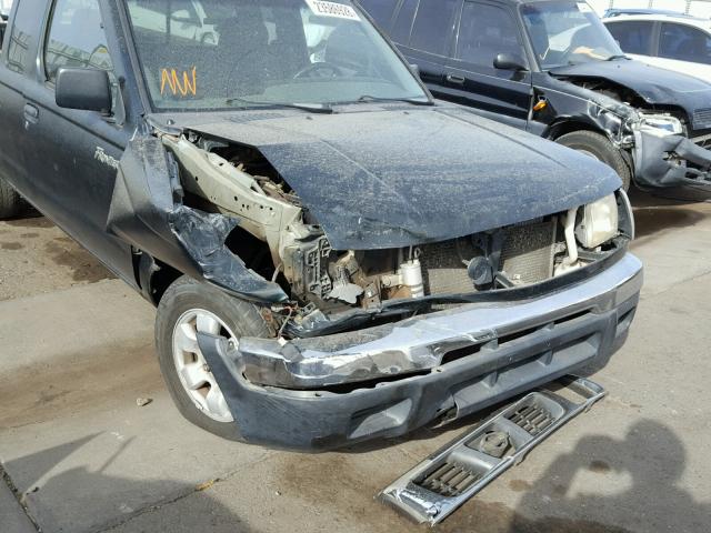 1N6DD26S1XC333744 - 1999 NISSAN FRONTIER K GREEN photo 9