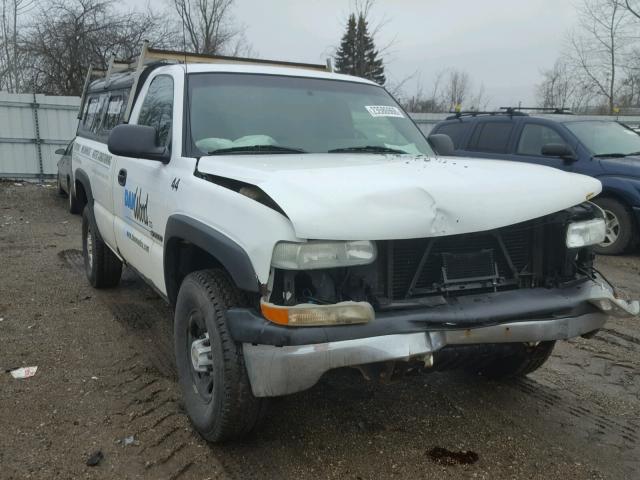 1GCGC24U01Z316770 - 2001 CHEVROLET SILVERADO WHITE photo 1