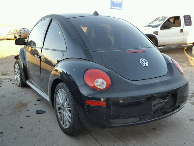 3VWRW31C57M507528 - 2007 VOLKSWAGEN NEW BEETLE BLACK photo 3