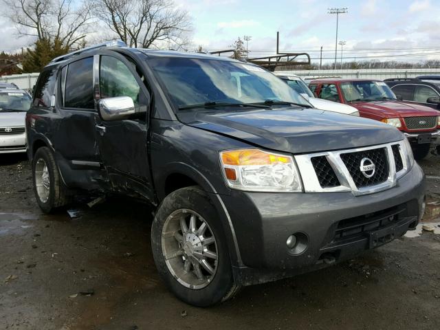 5N1AA0NC8BN604112 - 2011 NISSAN ARMADA SV GRAY photo 1