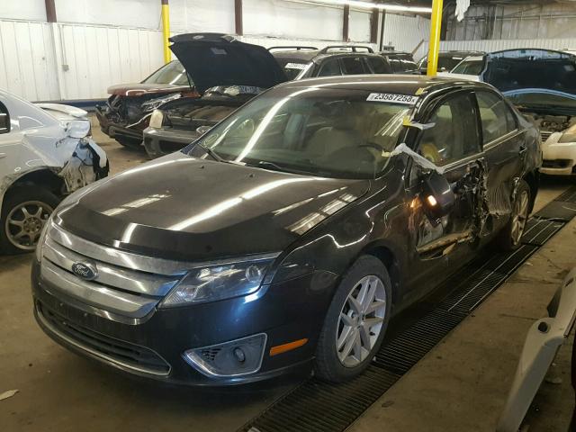 3FAHP0JG7BR257272 - 2011 FORD FUSION SEL BLACK photo 2