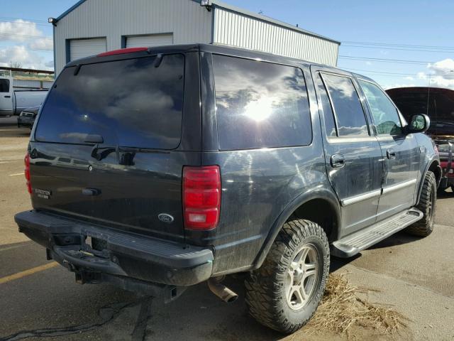 1FMFU16L71LB01876 - 2001 FORD EXPEDITION BLACK photo 4