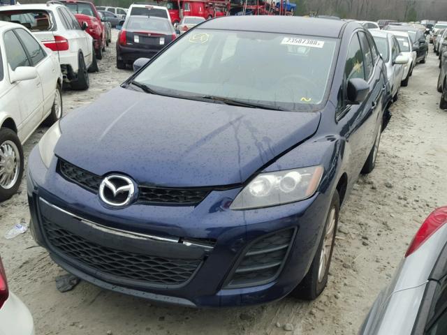 JM3ER2W54A0311045 - 2010 MAZDA CX-7 BLUE photo 2