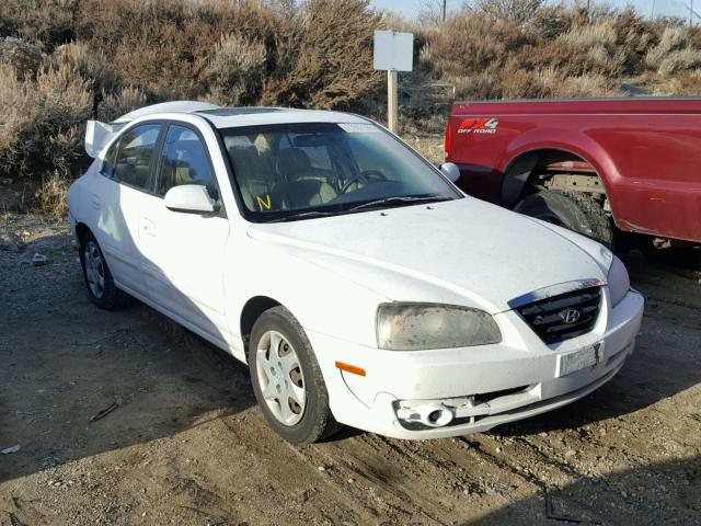 KMHDN46D26U360971 - 2006 HYUNDAI ELANTRA GL WHITE photo 1