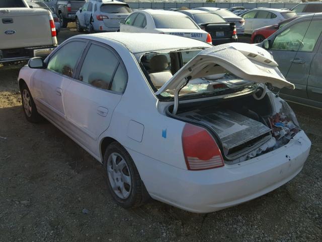 KMHDN46D26U360971 - 2006 HYUNDAI ELANTRA GL WHITE photo 3