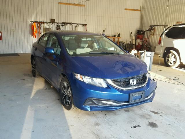 19XFB2F80DE080846 - 2013 HONDA CIVIC EX ლურჯი ფოტო 1