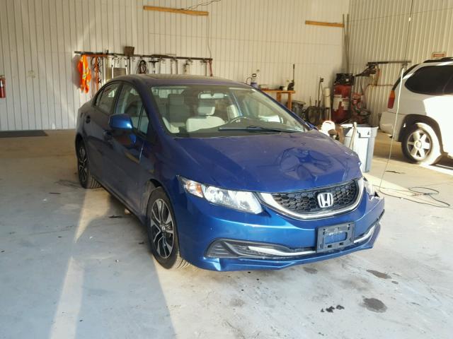 19XFB2F80DE080846 - 2013 HONDA CIVIC EX BLUE photo 1